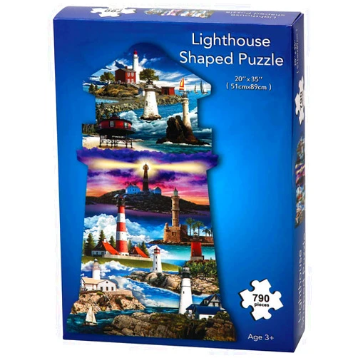 Fox Valley Traders Lighthouse Shaped Puzzle