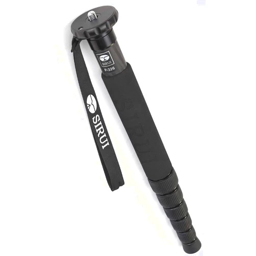 SIRUI Camera Monopod P-326 6 Section Carbon Fiber Compact Lightweight Travel Monopod