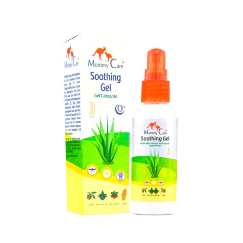 Mommy Care Soothing Gel – Aloe Vera Formula for Fast-Acting Sunburn & Bug Bite Relief, Cooling & Calming Skincare Solution, 70 ml / 2.03 fl oz