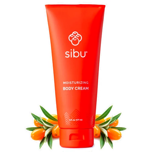 sibu Moisturizing Body Cream, Lotion Made From Premium Himlayan Sea Buckthorn (6oz) – Lightweight & Hydrating Moisturizer That Protects & Repairs Skin
