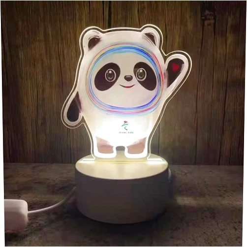 nulala BingdunDun 7 Color Changing LED Desk Lamp Touch Control 3D LED Night Light Kids Birthday Gift Home Room Decor