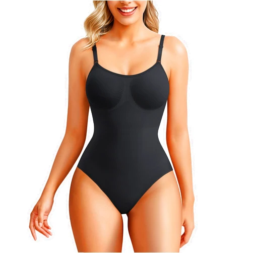 Nebility Shapewear Bodysuit for Women Tummy Control Body Shaper Seamless Sculpting Snatched Waist Trainer Body Suit