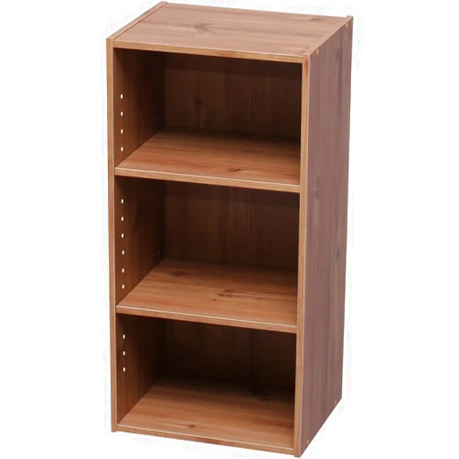 Iris Ohyama MDB-3K Color Box, Storage Box, Bookshelf, 2 Tiers, Movable Shelf, Width 14.4 x Depth 11.4 x Height 28.7 inches (36.6 x 29 x 73.2 cm), Natural Module Box
