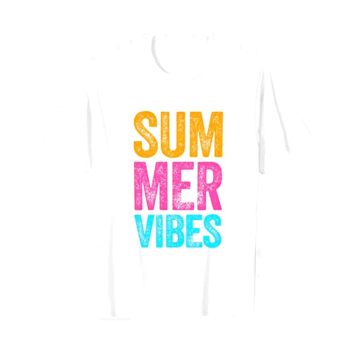 Retro Beach Vacation Shirts and Apparel Retro Summer Vibes Funny Beach Vacation Quotes Girls vintage T-Shirt