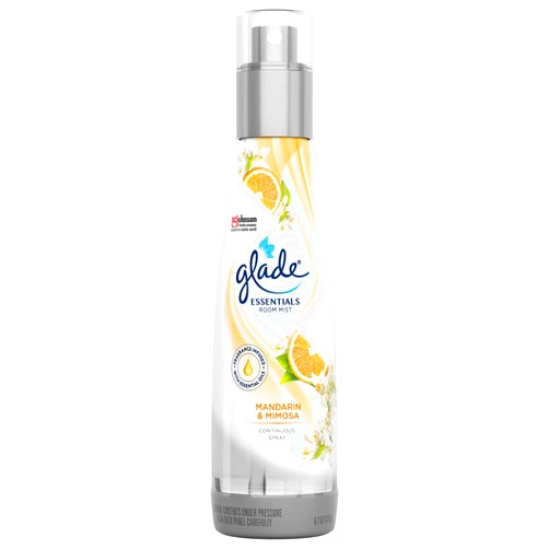 Glade Essentials Room Mist, Mandarin & Mimosa Scent | Air Freshener - 6.2 Once (Pack of 3) (3)
