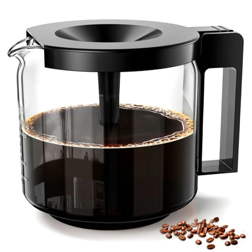 HBCyole 1.25L Coffee Pot Replacement for Technivorm 89830 Coffee Maker, Glass Carafe for Moccamaster KBG, KBGV & CDG KBG Brewers, Glass Coffee Pot, BPA Free, Dishwasher Safe