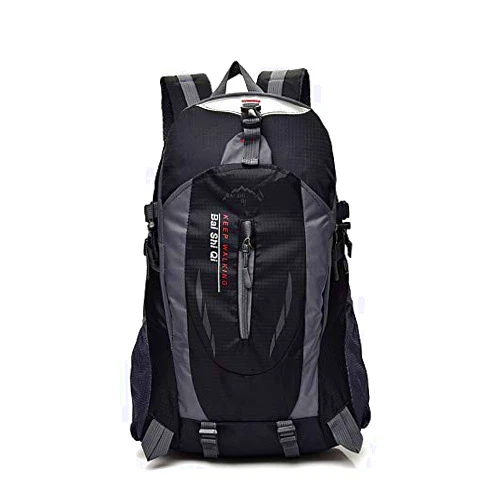 N\C 40L Waterproof Lightweight Packable Travel Hiking Backpack Daypack for Man and Women Black