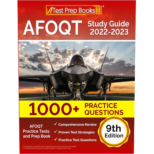 By Joshua Rueda (Author) AFOQT Study Guide 2022-2023: AFOQT Practice Tests (1,000+ Questions) and Prep Book [9th Edition]
