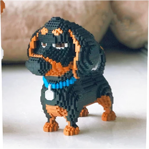 ENHANA Building Block Animals Mini Block Dog Micro Dogs Building Animal Set DIY 3D Block Toys Building Bricks for Kids Or Adult 2100 Pieces
