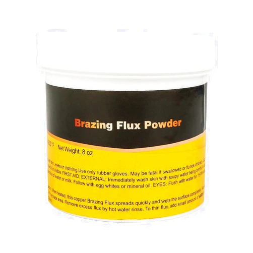 BLUEFIRE JFB-102S 1/2 lb Silver Solder Brazing Flux powder for Silver Phos Copper Solder Brazing Rods HVAC Plumbing Solder Lower Welding Soldering Melting Temperature Easy Flow for Solder Fluid
