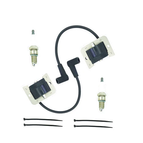 DABAZUALY 2 PACK 24 584 01-S kh-24 584 201-S Ignition Coils Module for Kohler CH20 CV18 CH18 CV20 CV23 CH22 Command Pro Twin Cylinder Engine with Spark Plug Replace kh-24-584-201-S 24 584 45-S