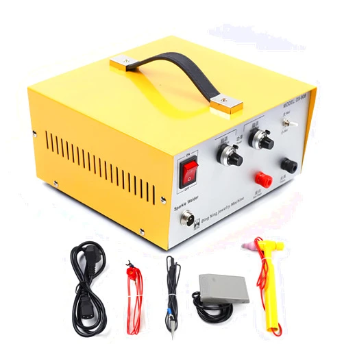 DouSeiAi 110v Jewelry Spot Welding Machine, 80a Pulse Spot Welder Welding Machine Gold Silver Jewelry Spot Welding Tool Easy to Use, Suitable for Jewelry Gold Silver Platinum