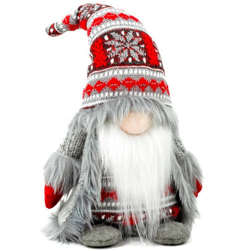 LOCKASEN Gnome Christmas Decorations - Adorable Plush Christmas Gnome Gifts for Women, Thanksgiving Valentines Birthday Plush Gnomes Swedish Tomte Elf for Kitchen, Tiered Tray and Home Décor