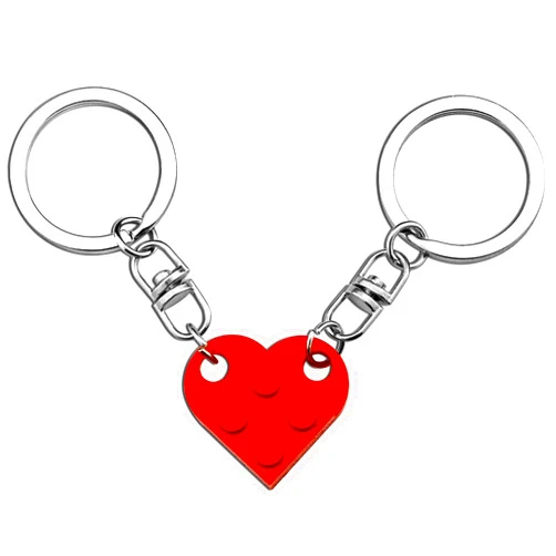 WXCATIM Valentines Day Gifts For Him Her Heart Keychain Couples Matching Stuff Matching Keychains Gifts for Boyfriend Girlfriend Valentine's Day Gifts for Couple Best Friends Him Her
