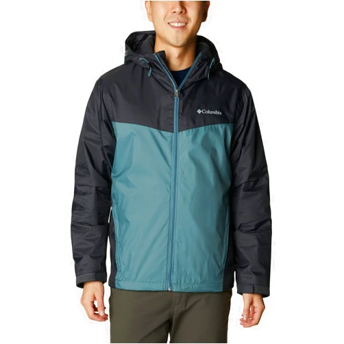 Columbia Men’s Glennaker Sherpa Lined Rain Jacket, Waterproof