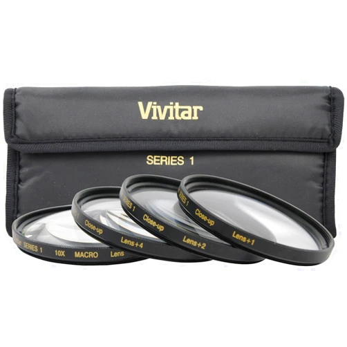 Vivitar Series 1 1 2 4 10 Close-Up Macro Filter Set w/Pouch (77mm)