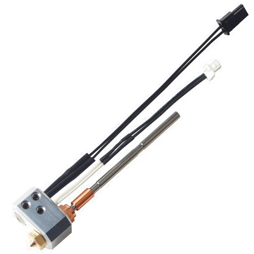 FYSETC Prusa i3 MK4 Print Head Kit - XL Hotend Replacement: Nextruder Heater Block Silicone Sock Brass Hardened Steel Nozzle 0.4mm 104NT Thermistor 24V 40W Heater Cartridge - 3D Printer Accessories