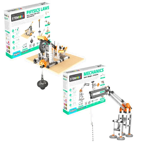 Engino STEM Toys, Levers, Linkages & Physics Laws: Inertia, Friction STEM Kits, Constructions Toys for Kids 9+, Gifts for Boys & Girls, STEM Building Toys