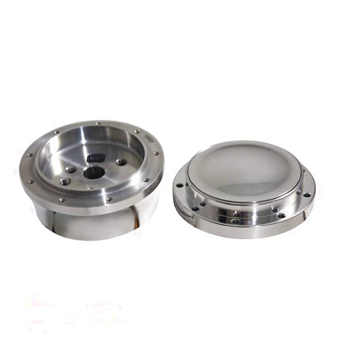 Flashpower Steering Wheel Short Adapter 9 bolt and Horn Button Polished Compatible with GM Chevy GMC 69-94