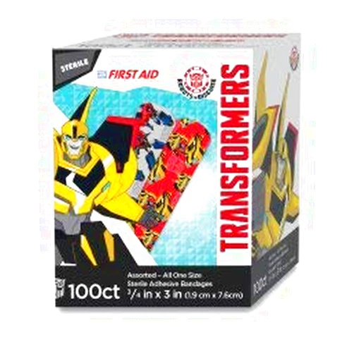 Dukal American White Cross Stat Strip Transformers Adhesive Strip, ¾ x 3 Inch, Dukal 10847, 100 Count
