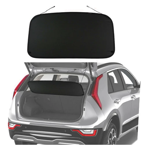 BOPARAUTO Cargo Cover for Kia NIRO Accessories & for NIRO Hybrid Accessories 2023 2024 Rear Black Trunk Shade Luggage Security Cover
