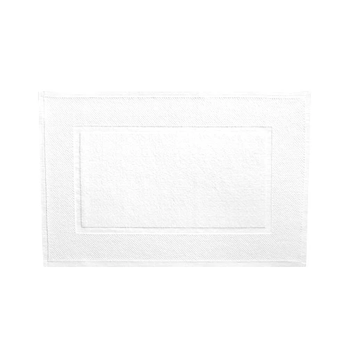 Yves Delorme Eden Blanc Bath Mat | Cotton | Luxury Mat from Portugal