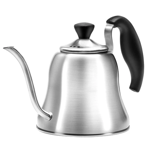 Chefbar Coffee Kettle for Stove Top Premium Gooseneck Kettle, Pour Over Coffee Tea Pot, Stovetop Teapot, Hot Water Heater for Camping, Home & Kitchen, Stainless Steel - Small 28oz, Brushed