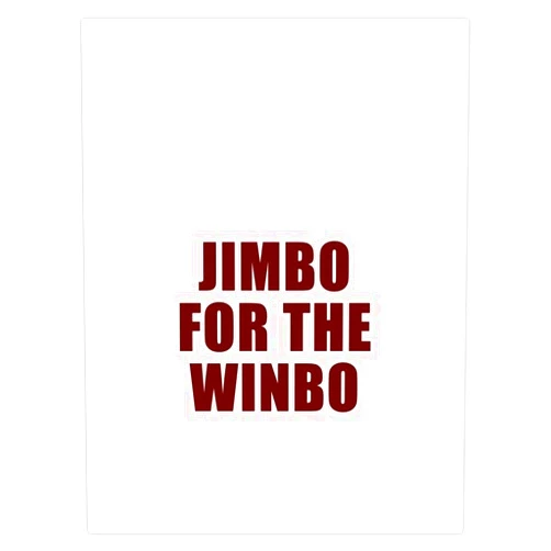 LAD Studio Jimbo for The Winbo Bumper Sticker Vinyl Decal 5