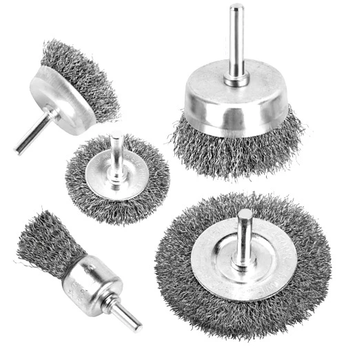 Romeda Wire Brush for Drill, Wire Wheel Brush Cup Set, Wire Wheel for Drill 0.012 Carbon Steel Wire, Drill Wire Brush for Drill 1/4 Inch Arbor for Cleaning Rust, Stripping and Drill Attachment