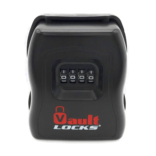 Vault Locks Wall Mount Lockbox for House Keys Outdoor - Keysafe Storage Lock Box With 4-Digit Numeric Combination