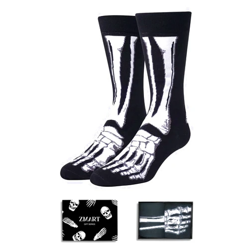Zmart Halloween Gifts Ideas Socks for Men - Halloween Gifts for Men Teens Boys, Doctor Gifts Skeleton Socks Bone Socks