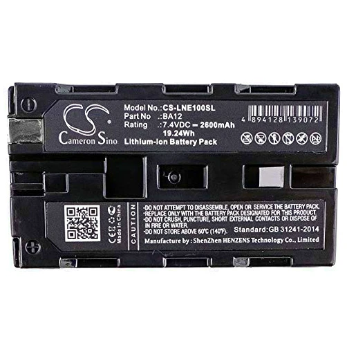 Nvobry Replacement Battery for Line 6 James Tyler Variax, JTV Guitar, Variax Guitars, Variax Standard, Shuriken, JTV James Tyler Variax, BA12 98-034-0003 (2600mAh) Li-ion
