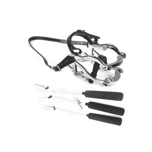 Equinez Tools Equine Dental Kit Climax Speculum and 3 Floats with Blades 4000 Series Model Premium Quality