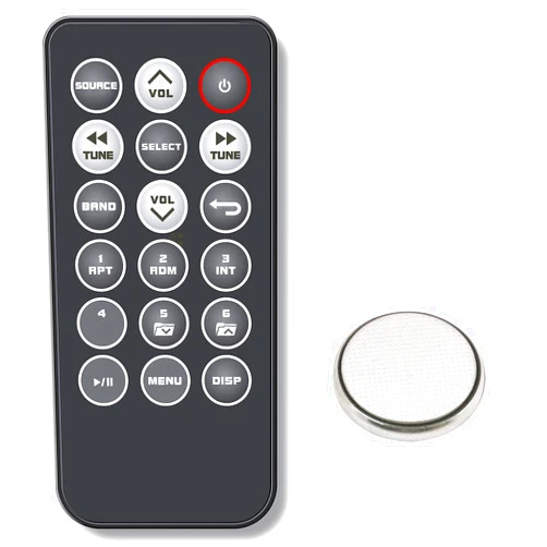 YAOHUIMI Replacement for Dual Axxera Jensen Electronics Car Audio Digital Media Receivers Remote Control XDMA761