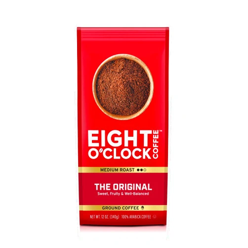 Eight O'Clock Coffee The Medium Roast Ground, Arabica Kosher Certified, Original, 12 Ounce (Pack of 1)