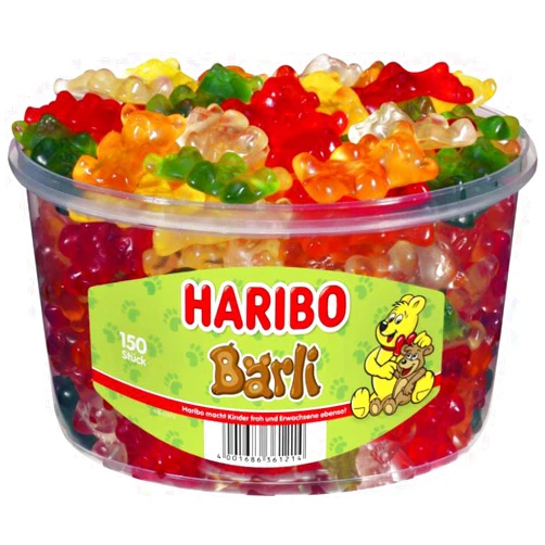 Haribo Baerli ( Bears )Tub -150 pcs