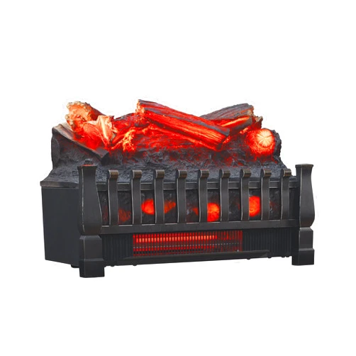 Duraflame DFI030ARU Infrared Quartz Set Heater with Realistic Ember Bed and Logs, Black