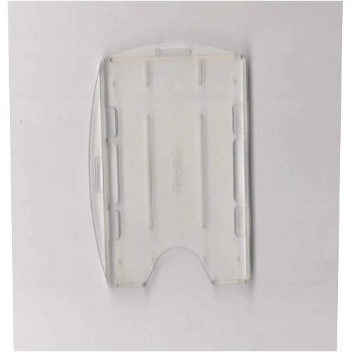 TradeExpress Rigid Open Face Clear 2 Cards Holder ID Badge Holder PBH-2W2 by Tradeexpress