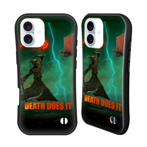 Head Case Designs Officially Licensed Vincent HIE Death Does It Skulls Hybrid Case Compatible with Apple iPhone 16 Plus