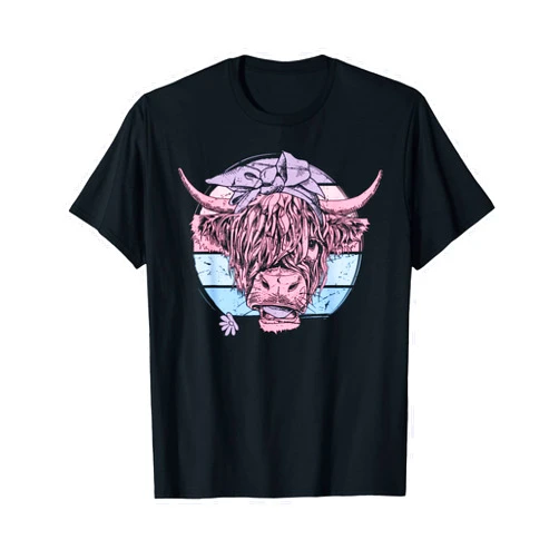 Schottisches Hochlandrind Kuh Züchter Geschenkidee Schottisches Hochlandrind Highland Cattle Geschenk Landwirt T-Shirt