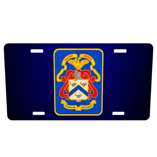 ExpressItBest Premium Aluminum License Plate - U.S. Army Command and General Staff College (C&GSC), Dist Unit