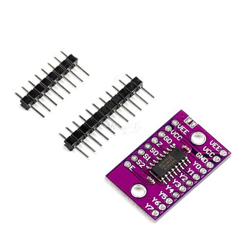 Generic 74HC4051 CD4051 Single 8-Channel Digitally Controlled Electronic Switch Multiplexers 8 Channel Analog Multiplexer Board Module