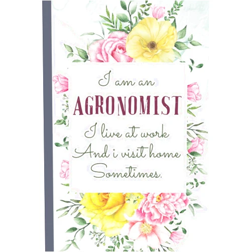 By Ilias Agronomist Lizdihar (Author) I am an Agronomist I Live At Work – Agronomists Notebook Journal: Funny Agronomist Gifts for Women Great Ideas for Agronomists Graduation Appreciation ... for Women Men Dad Mom Agriculture school