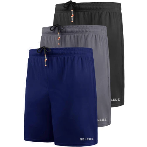NELEUS Men's 7 inch Lightweight Workout Running Shorts with Pockets