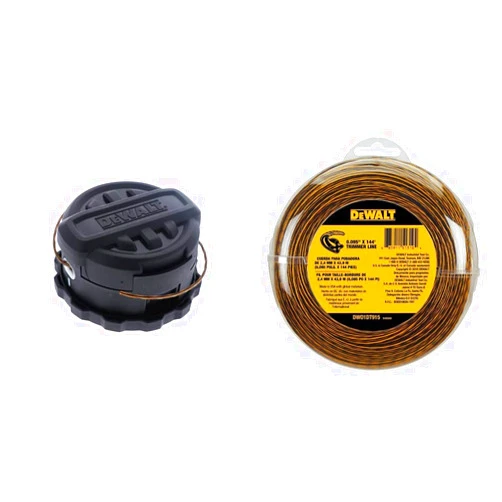 DEWALT QUICKFEED String Trimmer HD & DWO1DT915 0.095IN Trimmer LINE 144 FT, 144-Feet by 0.095-Inch, Multi