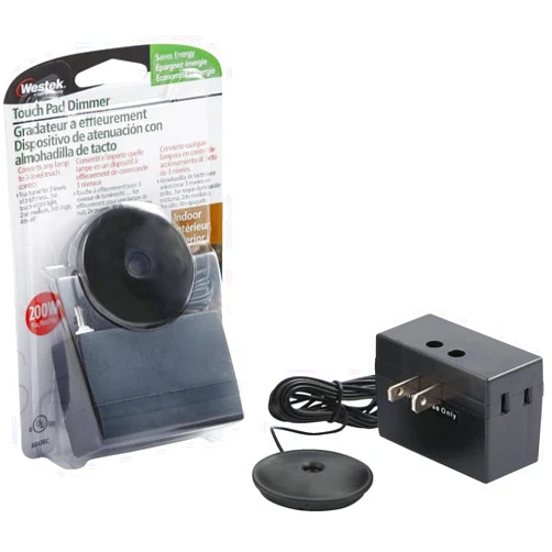 Amertec-Westec Westek Black 200W 120V Dimmer Control - 1 Each