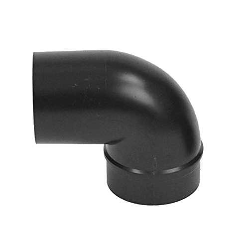 Flexaust 231 Tuec Plastic 90 Elbow, Black