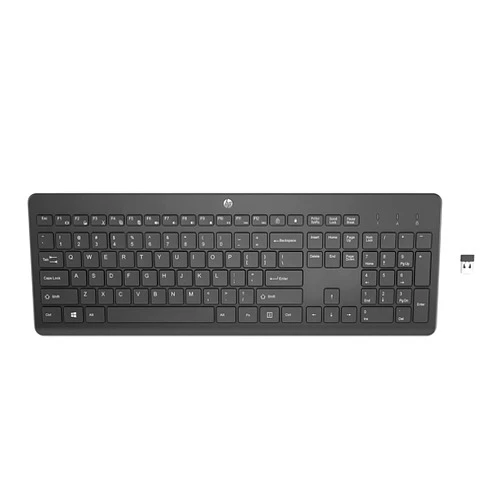 HP 230 Wireless Keyboard - Wireless Connection - Low-Profile, Quiet Design - Windows & Mac OS - Laptop, PC Compatible - Shortcut Keys & Number Pad - Long Battery Life (‎3L1E7AA#ABA),Black