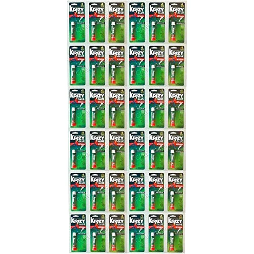 Krazy Glue KG585 Instant Purpose Tube 0.07-Ounce Clear-Pack of 36