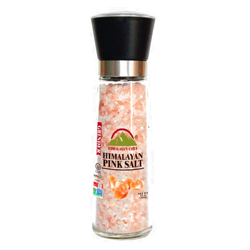 Himalayan Chef Salt Grinder, Refillable-13 Ounce